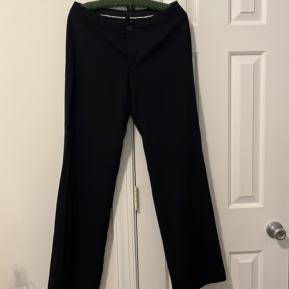 Banana republic, black slacks